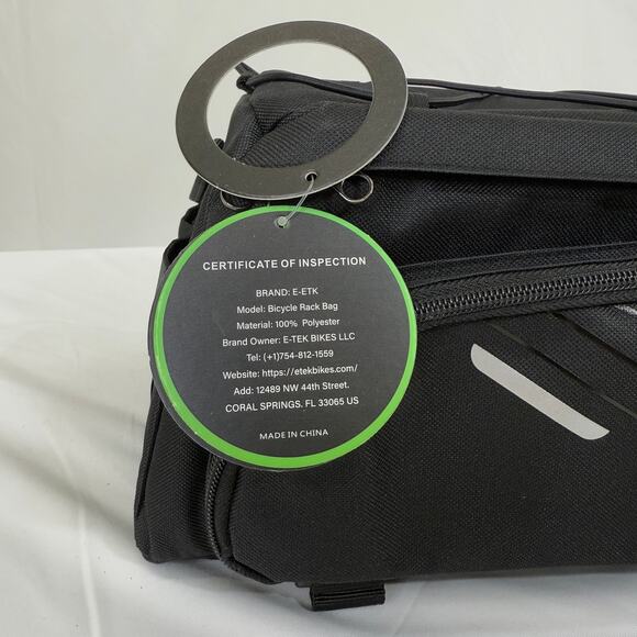 Bike Rear Pannier Bag Cycling Rear Rack Waterproof Bottle Storage Luggage Bag - Picture 11 of 12